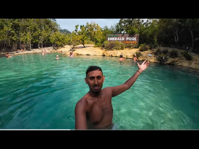 Natural Emerald Pool Lake In Thailand