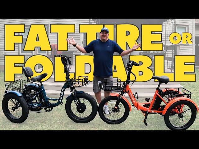 What tricycle is best for you? Mooncool TK1 foldable or fat tire