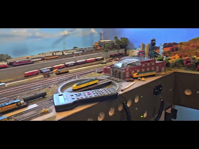 Tom's N scale layout in North Carolina.   Feb 21, 2025 update.