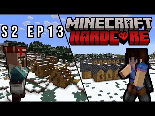 Moving Villagers to Trading Hall | HC Survival Ep13