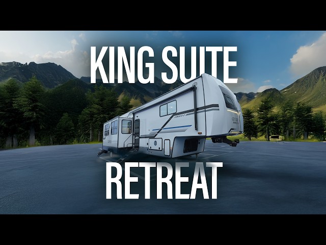 King Suite with a SUN BENCH?! 2025 Forest River Arctic Wolf 3800DECK | RV Review