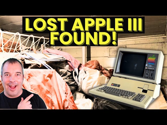 Apple III FOUND in an Attic After 40 Years!