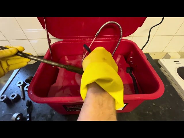 Restoring Vintage Bike Parts with Automotive 3.5 Gallon Parts Washer Full Review + Setup  Guide