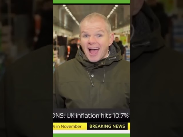 news vlogging UK INFLATION HITS 10.7% INDICATING A LITTLE REDUCTION IN PRICES