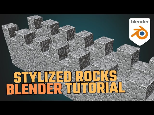 Procedural Stylized Rocks -  Blender Tutorial (Easier Than It Looks!)