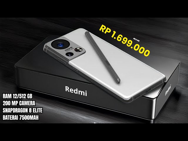 BARU LAGI !! RAM 12/512 GB, 7500mah, 200 MP OIS - HP XIAOMI TERBARU 2025