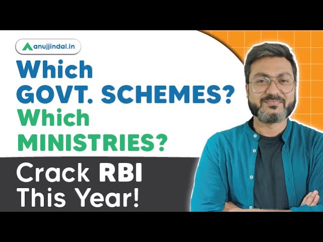 250 Government Schemes DECODED by Manish Sir | Crack RBI Grade B 2022