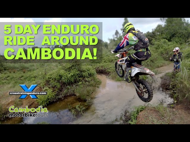 Five day enduro ride around Cambodia!🍿One hour special︱Cross Training Enduro