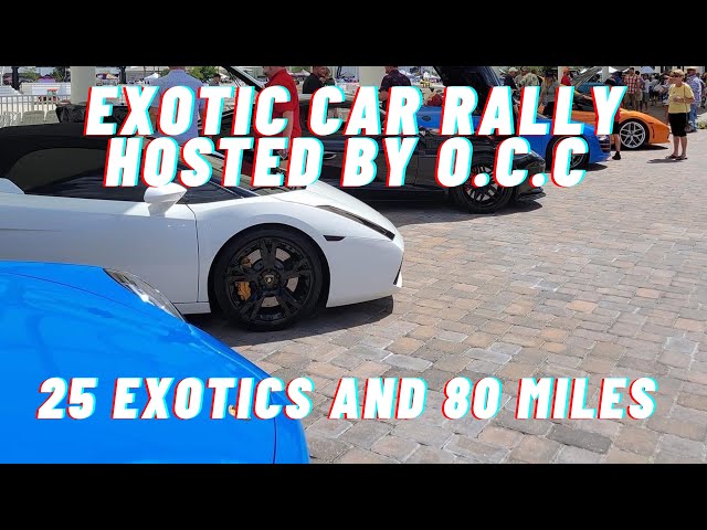 Exotic Car Rally Hosted by O.C.C from Orlando to Ocala for FOS