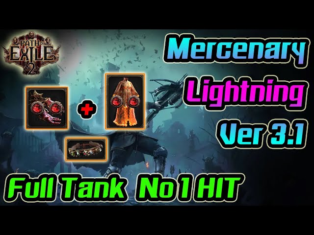 *อัพเดท* Mercenary Build สายแทงค์ รับได้ทุกดาเมจ Ver 3.1 | Path of Exile 2