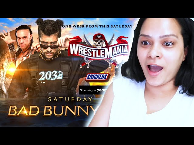 REACTING TO BAD BUNNY VS MIZ INSANE WRESTLEMANIA 37 MATCH ON NIGHT 1 - WWE