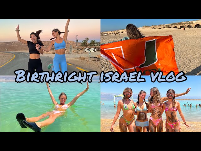 BIRTHRIGHT VLOG: my first time in Israel!!🥰✈️🇮🇱🫶🏼🐪