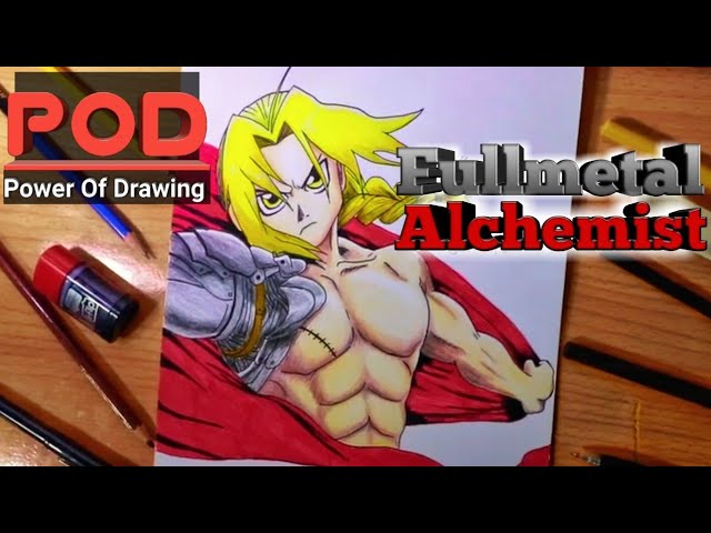 How to Draw Edward Elric - Fullmetal Alchemist (Anime Drawing)