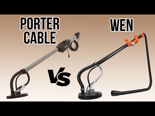 Porter Cable VS Wen Drywall Sander - Wen DW6394 vs Porter Cable 7800