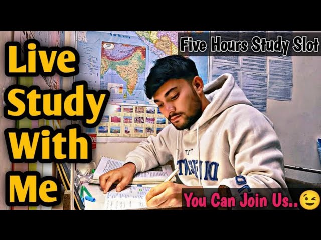 "📚 Study With Me LIVE! | , UPSC Prepare for 2025| upsc aspirant 3 hours study session#livestudying