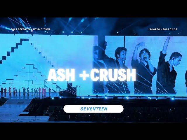 [4K] SEVENTEEN - ASH + CRUSH - Right Here in Jakarta - 250209 | Fancam