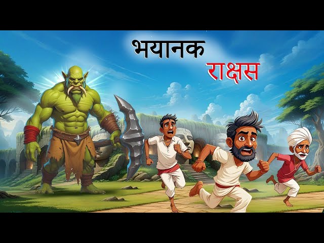 भयानक राक्षस | Hindi Moral Story | 2d animation | Deeptoon Tv 😨🔥