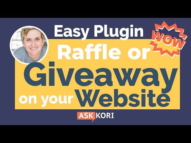 Add a Raffle or Giveaway on Your Website - Free Plugin