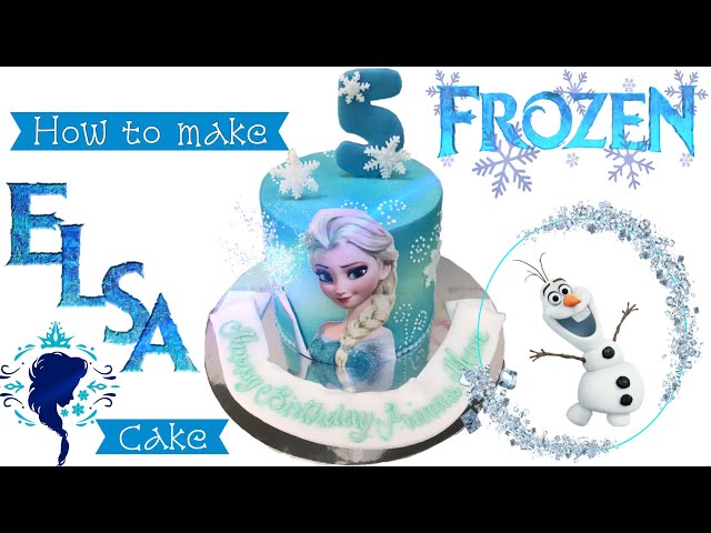 BLUE ELSA CAKE how to make DELIGHTFUL CAKE step by step tutorial TIPS FOR BEGINNERS