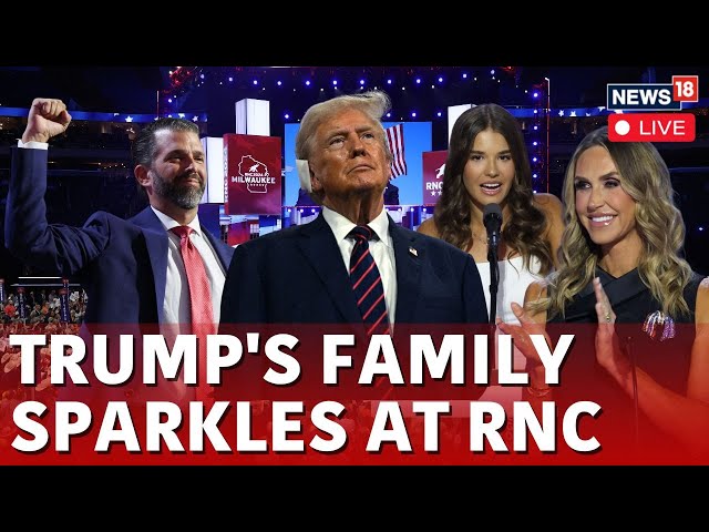 RNC Day 3 LIVE | Trumps Shine At RNC 2024 Live | Kai Trump | Lara Trump | Donald Trump Jr | N18G