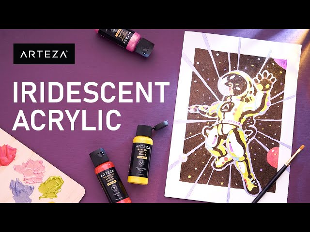 Arteza Iridescent Acrylic Paint - The Unicorn of Art Supplies