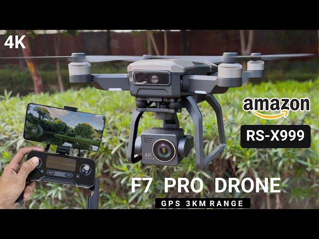 Best Drone F7 PRO 🔥 Flying test 4k Camera 3km range GPS drone Professional SJRC F7S 4k pro Drone