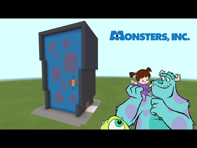 Minecraft Tutorial: How To Make A Monsters, Inc. Themed House!