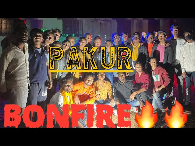 #vlogs -9   Bonfire🔥 Pakur Vlog#9 || #pakurjharkhand #thevishalvlog || RJM Stadium 🏟 #bonfirepakur