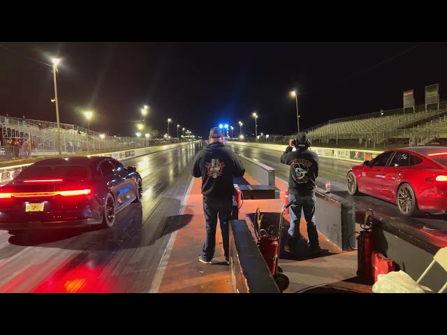 Electric Car Drag Race | Tesla vs Lucid