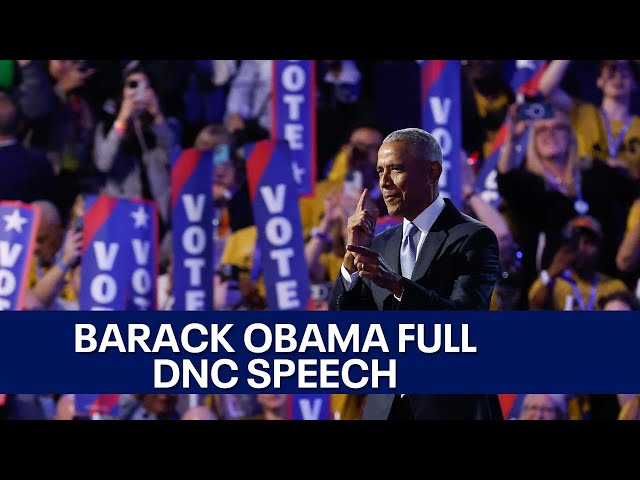 2024 DNC: Barack Obama’s full speech at Democratic National Convention | KTVU