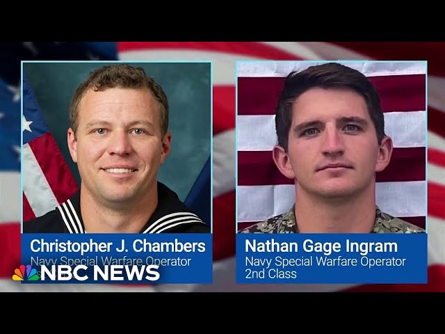 Pentagon identifies Navy SEALs lost off coast of Somalia