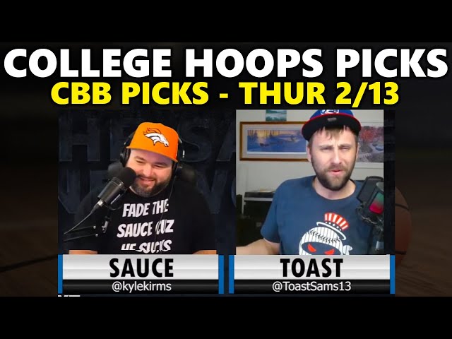 College Basketball Picks with Kyle Kirms | Thursday February 13th