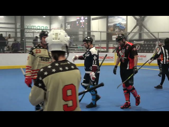 @NationalBallHockeyLeague3 @NBHL LA MEUTE vs DECOFFRAGE EXPERT NATIONAL BALL HOCKEY LEAGUE CANADA 4K