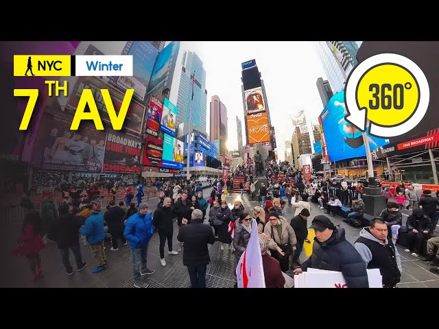 Walking NYC 7th Av | 360°