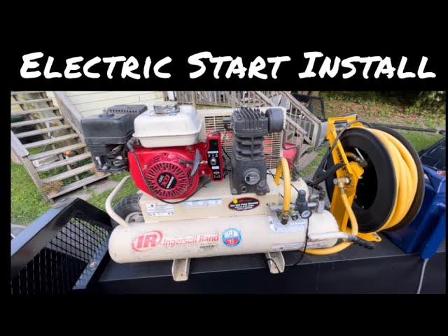 Adding Electric Start to a Small Engine Honda gx160