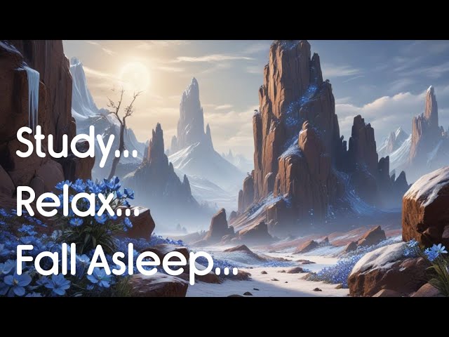 Meditate,  Study,  Fall Asleep On An Icy Planet.  Perfect relaxation.