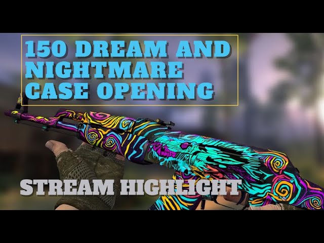 SOLD MY KNIFE!! knife unboxing 150 dream and nightmare cases (Stream Highlight)