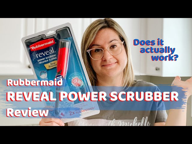 RUBBERMAID REVEAL POWER SCRUBBER REVIEW | CLEANING TILE GROUT WITH THE SCRUBBER USING 3 METHODS