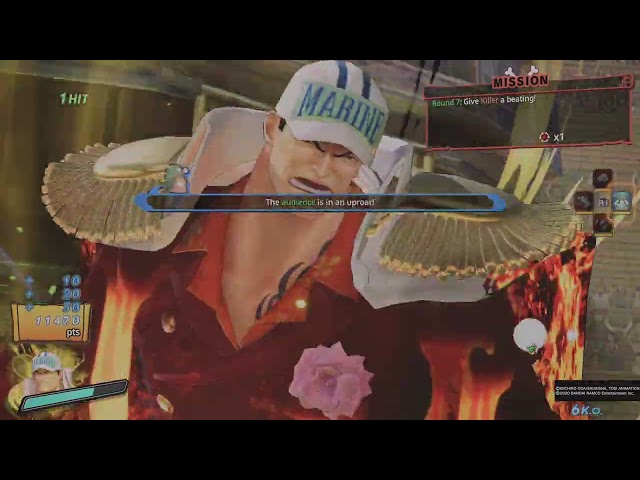 PIRATE WARRIORS 4 path of the pirate king using akainu