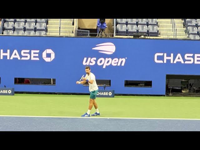 Novak Djokovic Monster Serve Ace against Alexander Zverev | Usopen 2023 Arthur Ashe Staduim