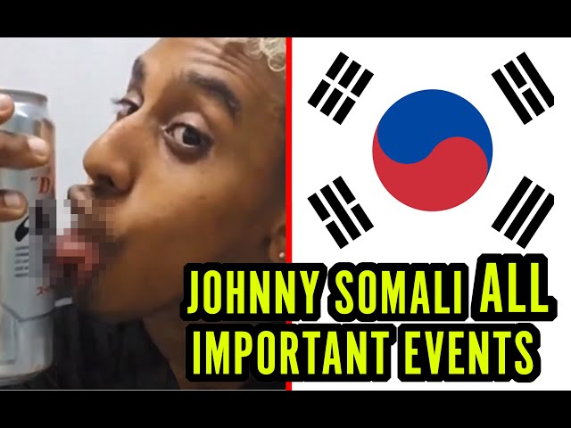 Johnny Somali ALL important events from Korea so far