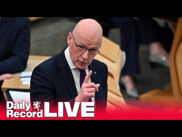 FMQs Live: John Swinney takes First Minister's Questions in the Scottish Parliament