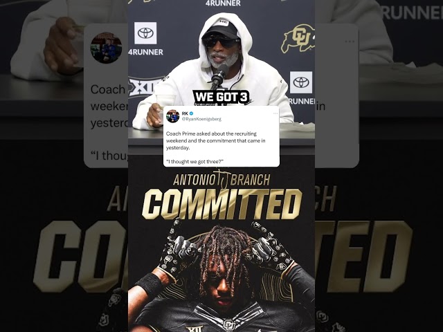 “Oops” Coach Prime exposes extra CU commitments 😂