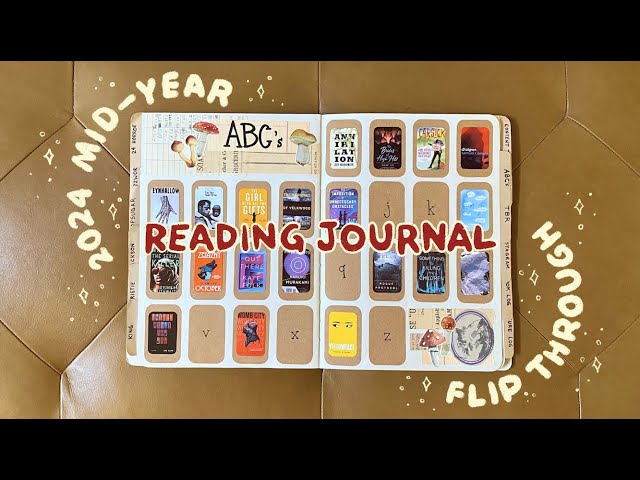 mid-year READING JOURNAL flip through 2024 📚 - cozy & relaxing  [CC]