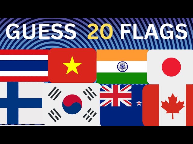 🚩 Guess the Country by the Flag Quiz 🌎| Can you guess 20 countries #subscribe #quiz