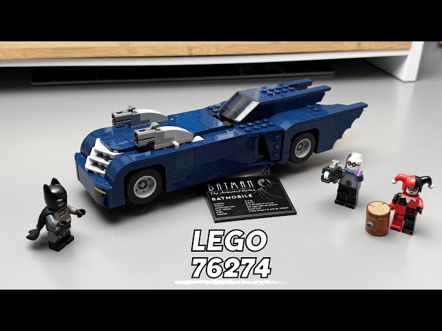 LEGO DC Comics 76274 Batman with the Batmobile vs. Harley Quinn and Mr. Freeze Speed Build & Review