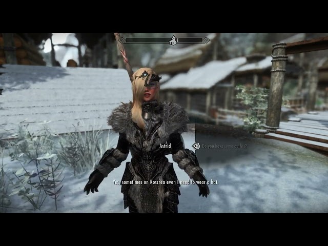 New Follower Skyrim Mod - Heart of Ice - Astrid by Chloë Elmore - Voice Actor