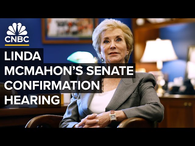 Linda McMahon's Senate confirmation hearing to be Department of Education Secretary — 2/13/25