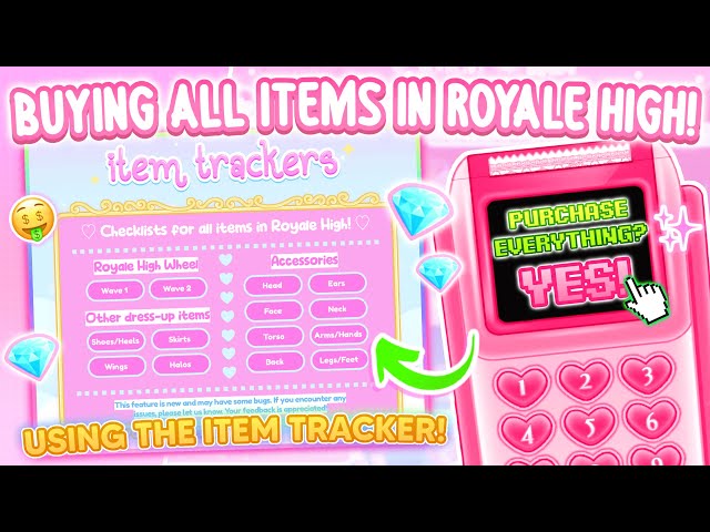 Buying EVERY ROYALE HIGH ITEM!! (Part 1)