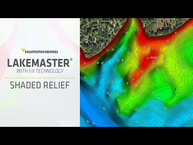 LakeMaster Premium - Shaded Relief Overview & How To | Humminbird